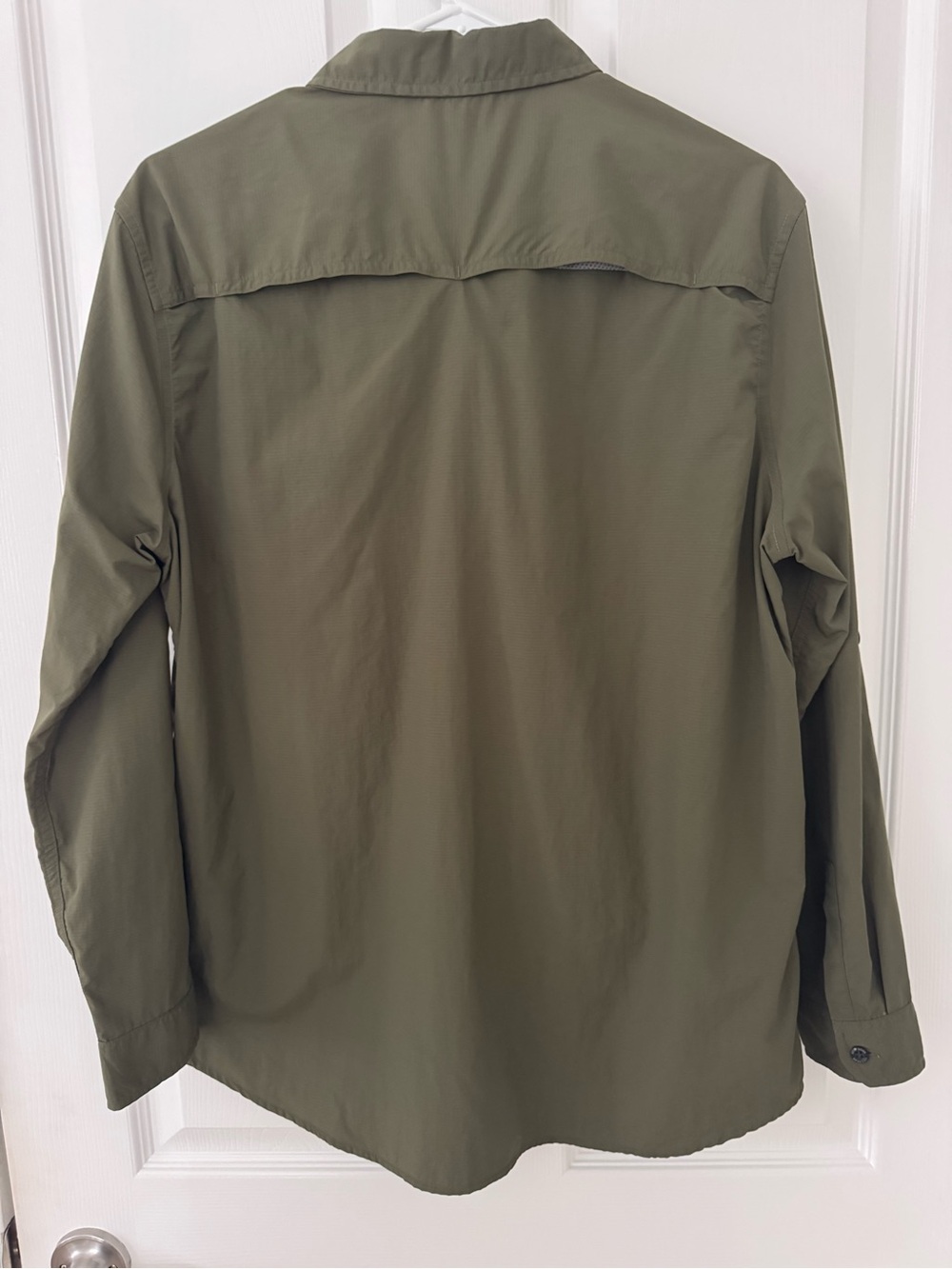 Eddie Bauer Olive Green Women's Button-Down Travel Shirt Size L - Picture 5 of 10